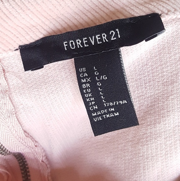 Forever 21 Pink Corduroy Mini Skirt Medium - Picture 4 of 5